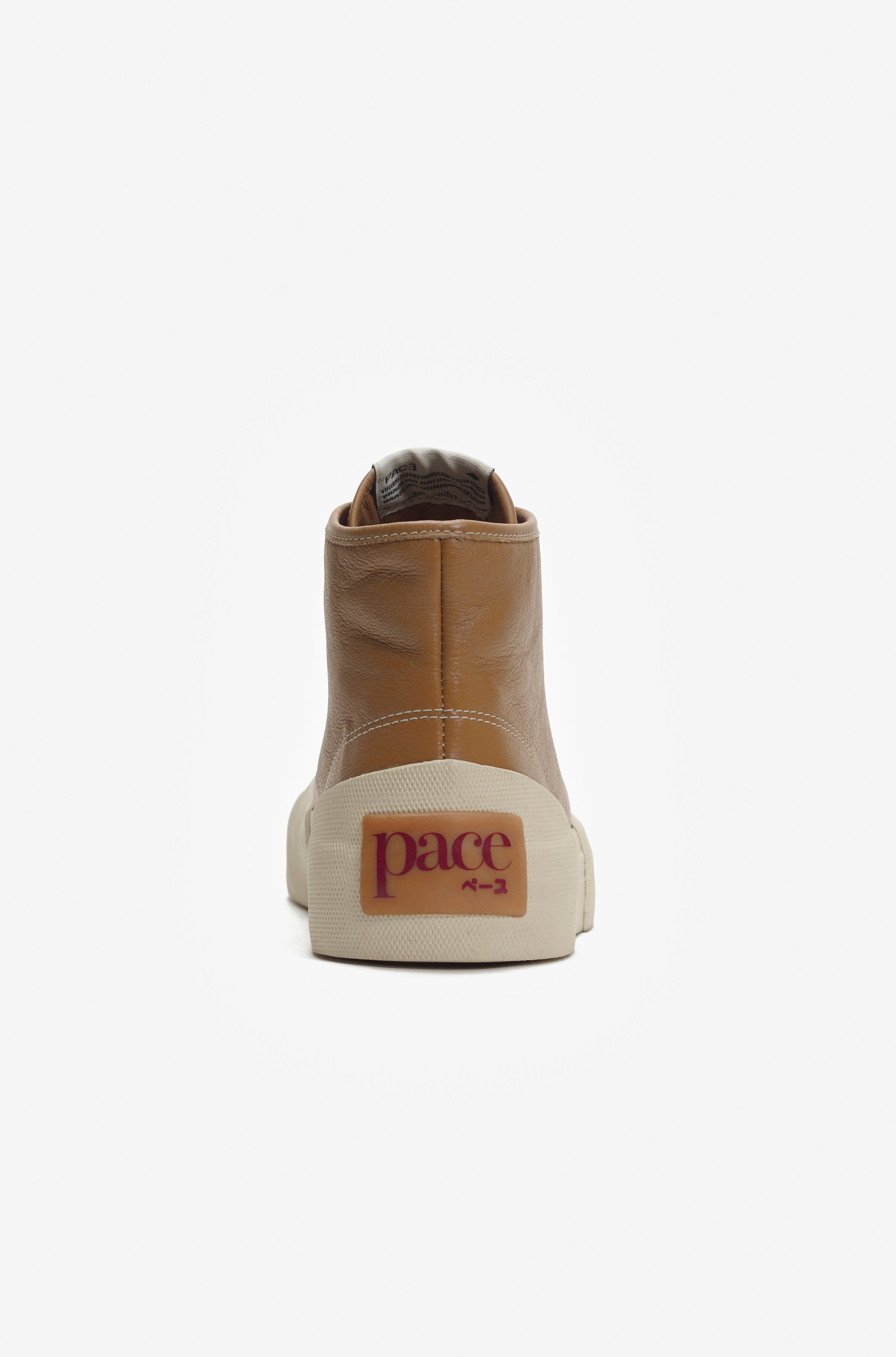 YACHT-RUBBER LEATHER HIGH BEIGE