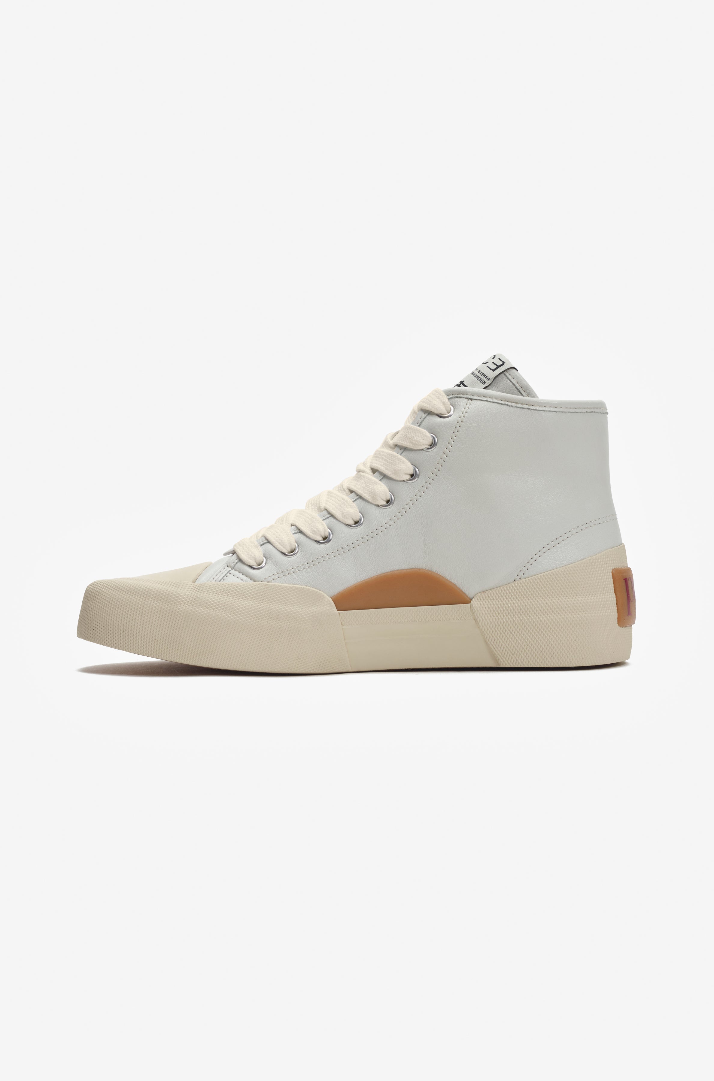 YACHT-RUBBER LEATHER HIGH OFF WHITE