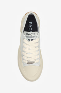 YACHT-RUBBER LEATHER LOW OFF WHITE