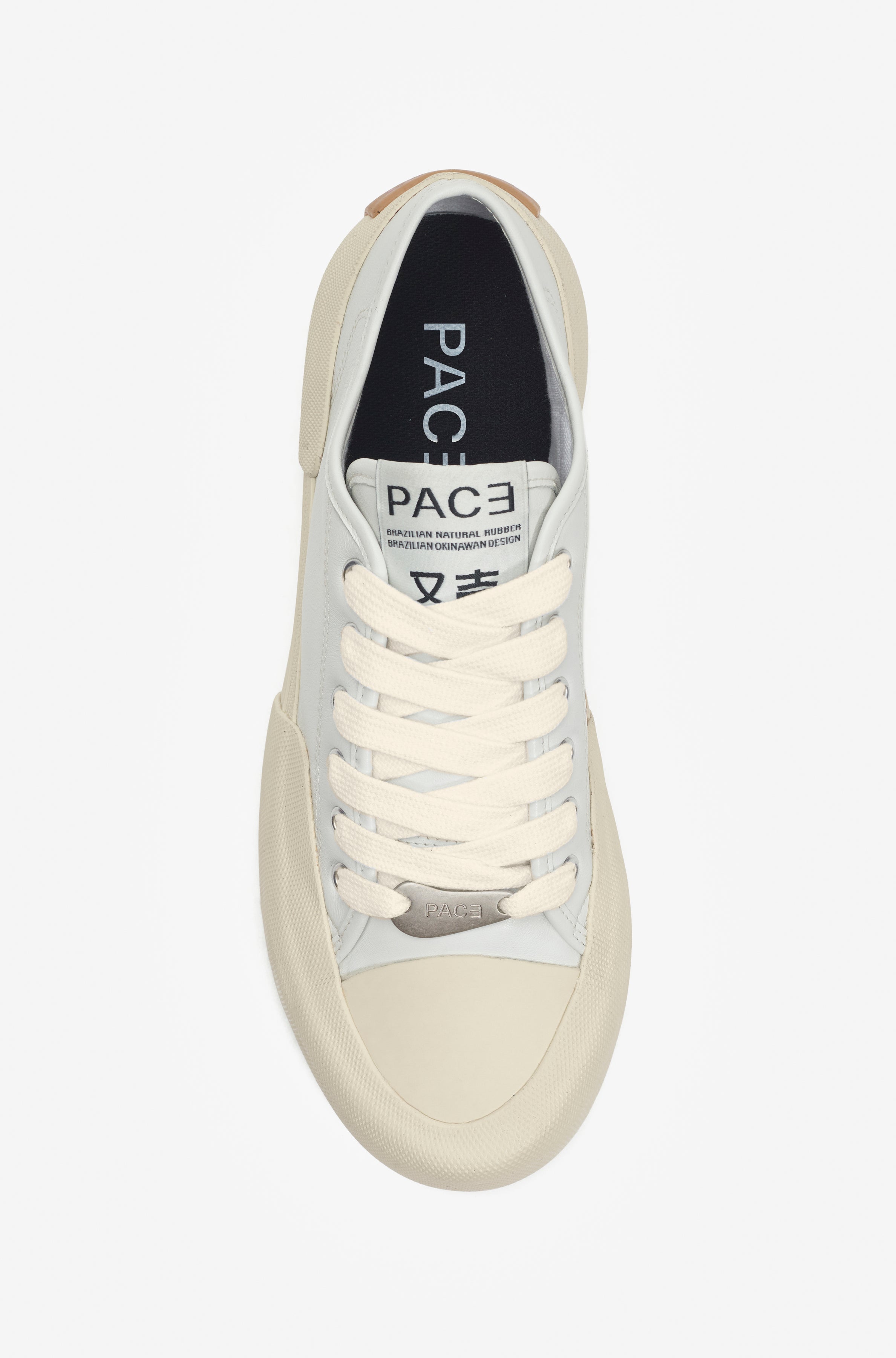 YACHT-RUBBER LEATHER LOW OFF WHITE