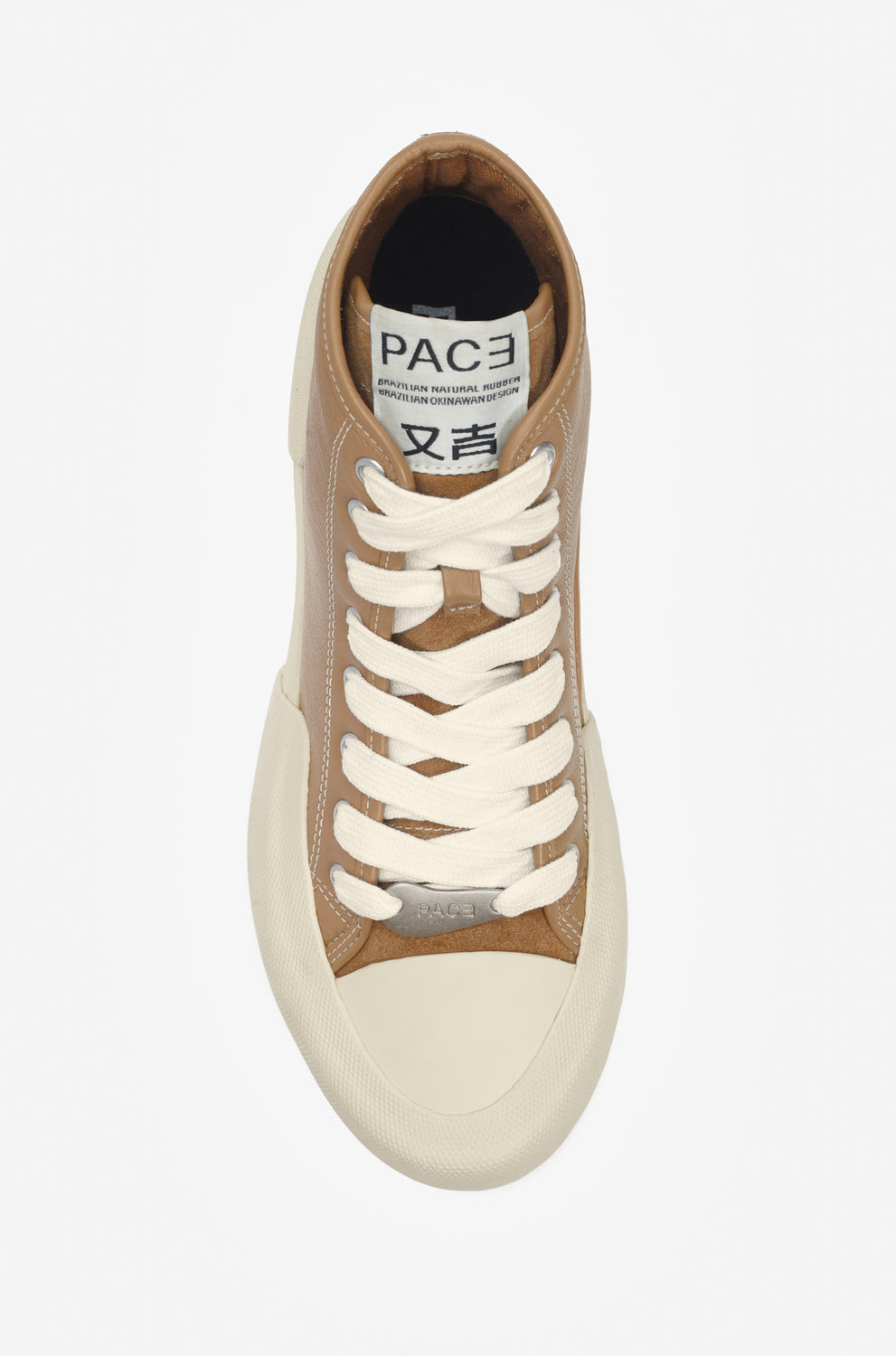 YACHT-RUBBER LEATHER HIGH BEIGE