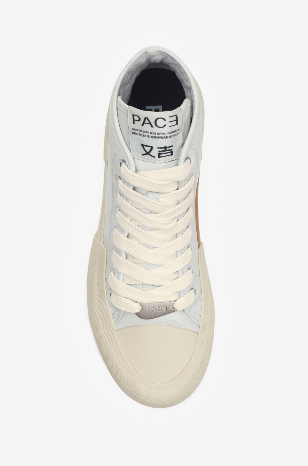 YACHT-RUBBER LEATHER HIGH OFF WHITE