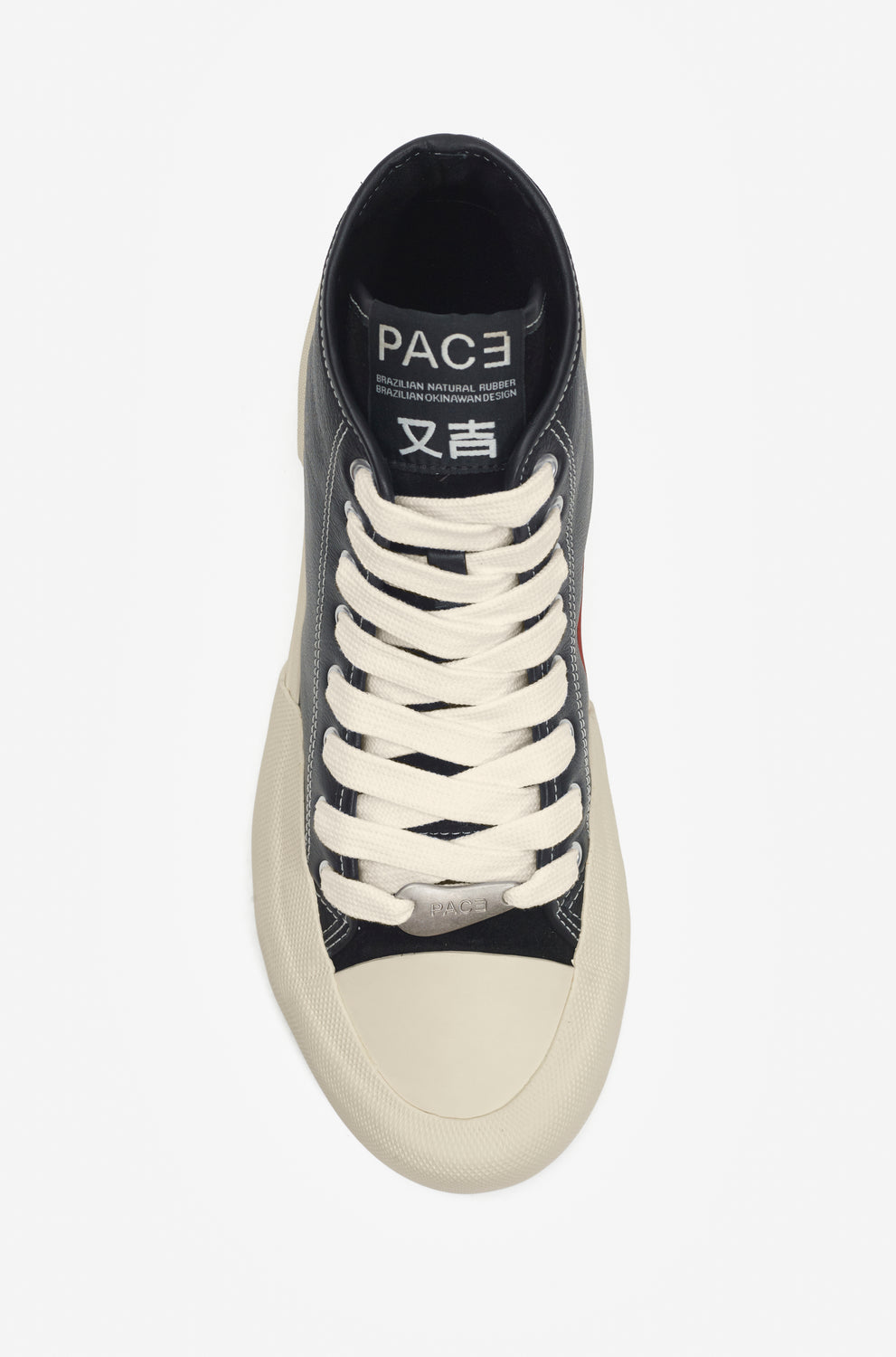 YACHT-RUBBER LEATHER HIGH BLACK