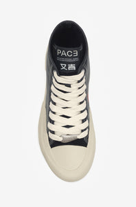 YACHT-RUBBER LEATHER HIGH BLACK