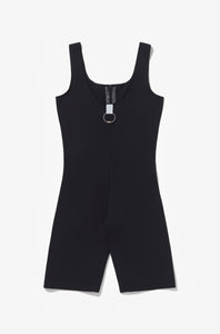 SEAMLESS SHORT BODYSUIT BLACK