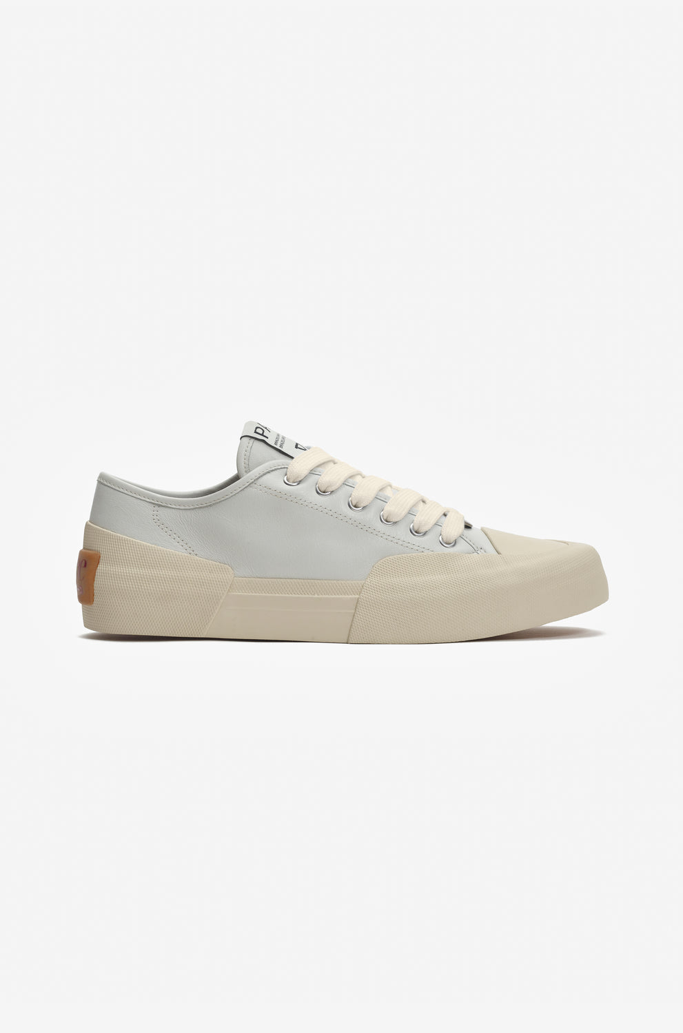 YACHT-RUBBER LEATHER LOW OFF WHITE