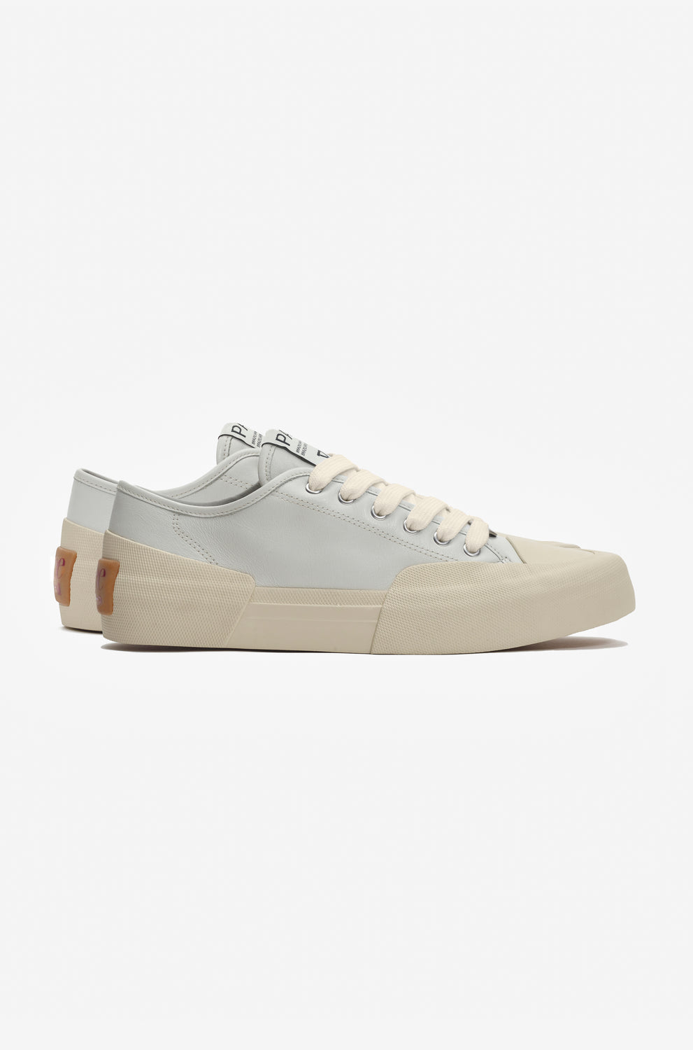 YACHT-RUBBER LEATHER LOW OFF WHITE