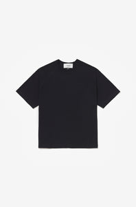 T-SHIRT WAFFLE KNIT BLACK