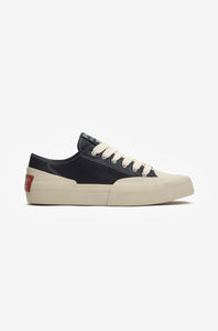 YACHT-RUBBER LEATHER LOW BLACK