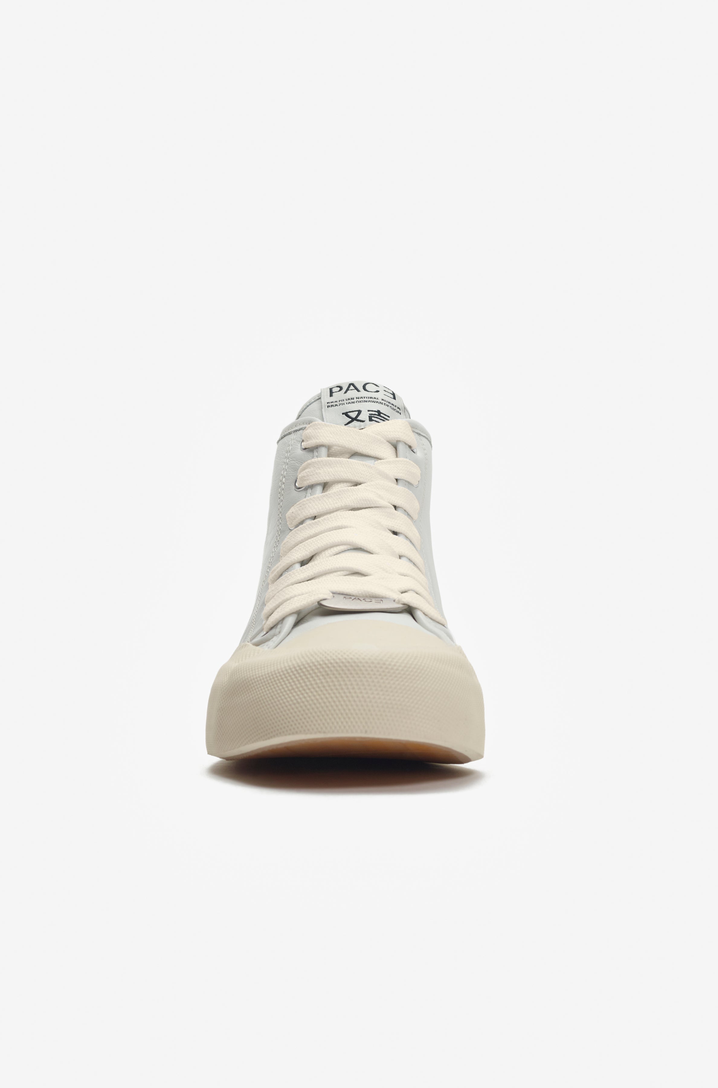 YACHT-RUBBER LEATHER HIGH OFF WHITE