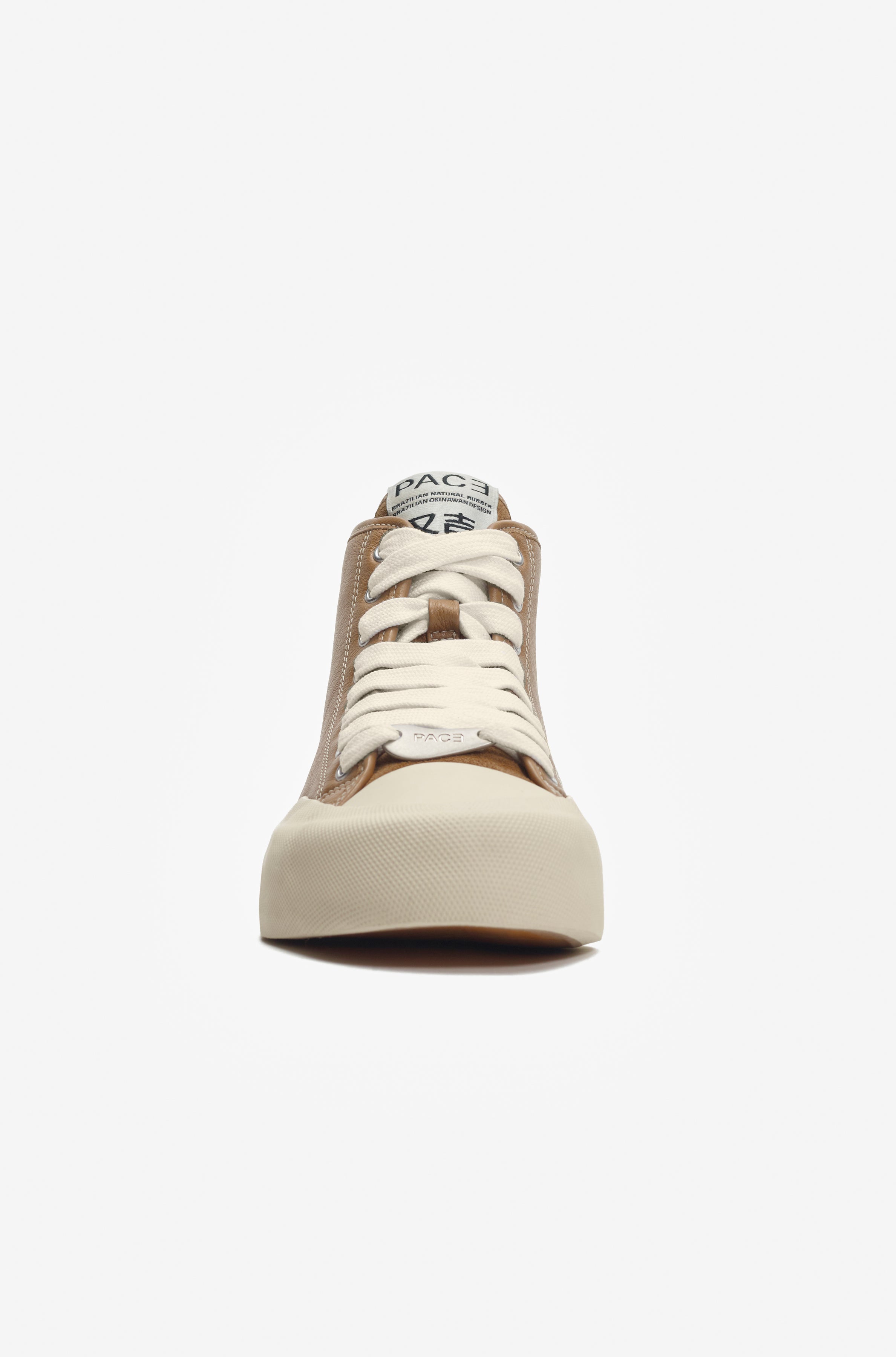 YACHT-RUBBER LEATHER HIGH BEIGE
