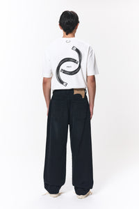 BLACK STRAIGHT JEANS