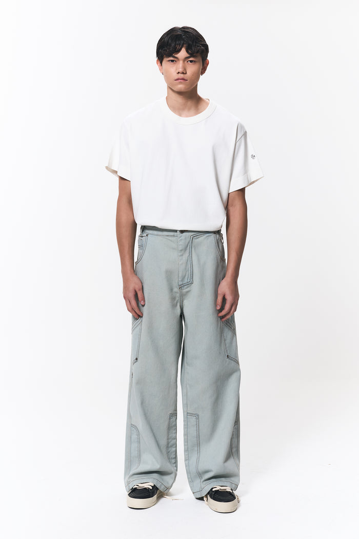 POKETTO RELAXED LIGHT BLUE JEANS