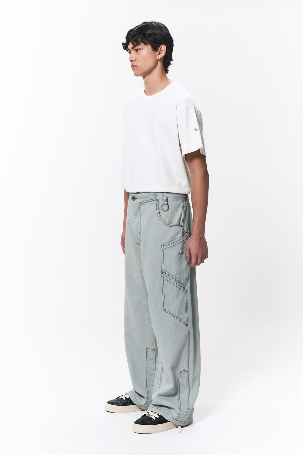 POKETTO RELAXED LIGHT BLUE JEANS