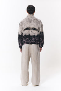 SWEAT FUNNEL JACKET ACID GREY