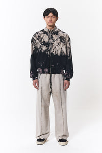 SWEAT FUNNEL JACKET ACID GREY