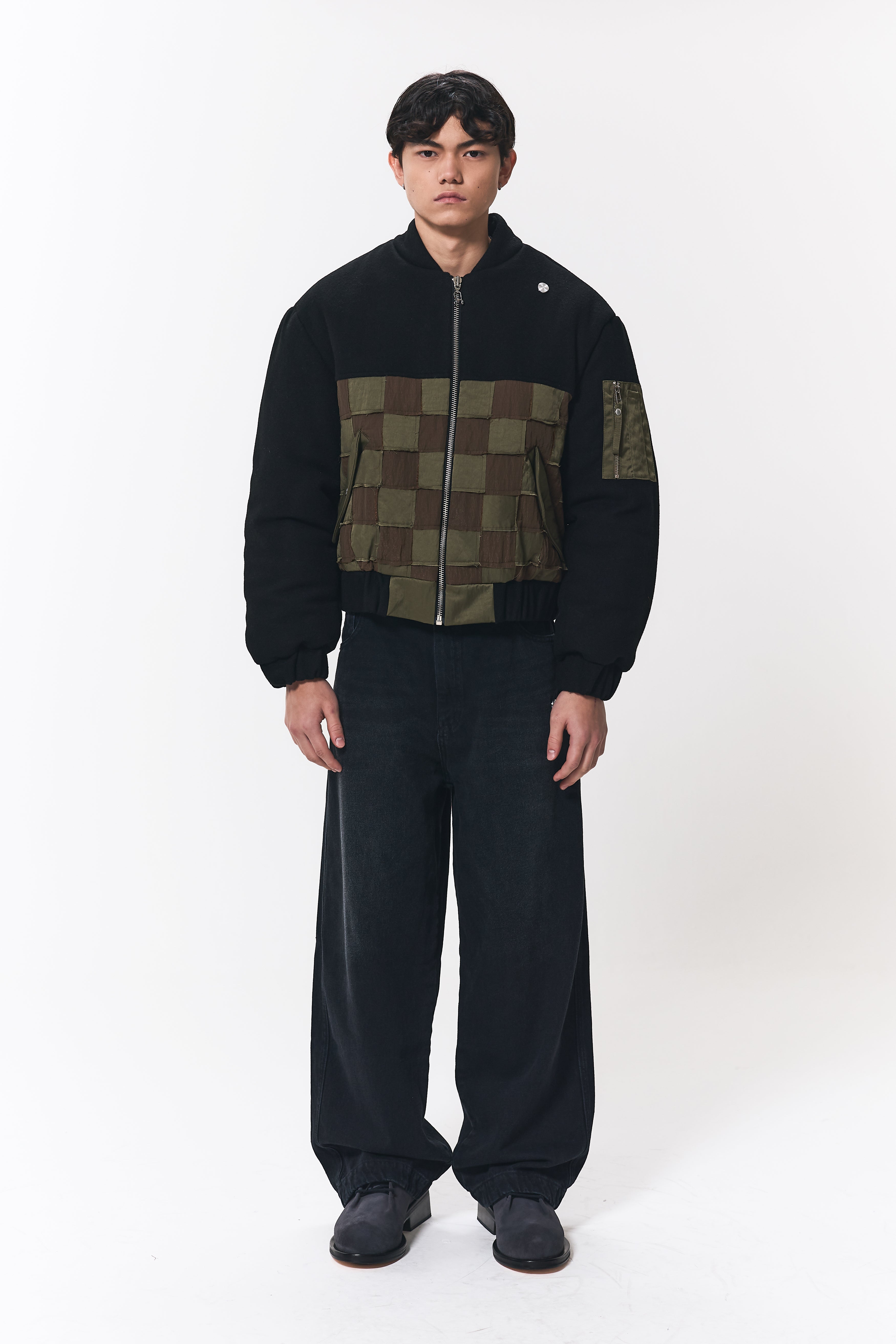 MOSAIC BOMBER JACKET GREEN – PACE ™