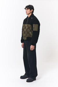 MOSAIC BOMBER JACKET GREEN