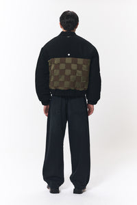 MOSAIC BOMBER JACKET GREEN