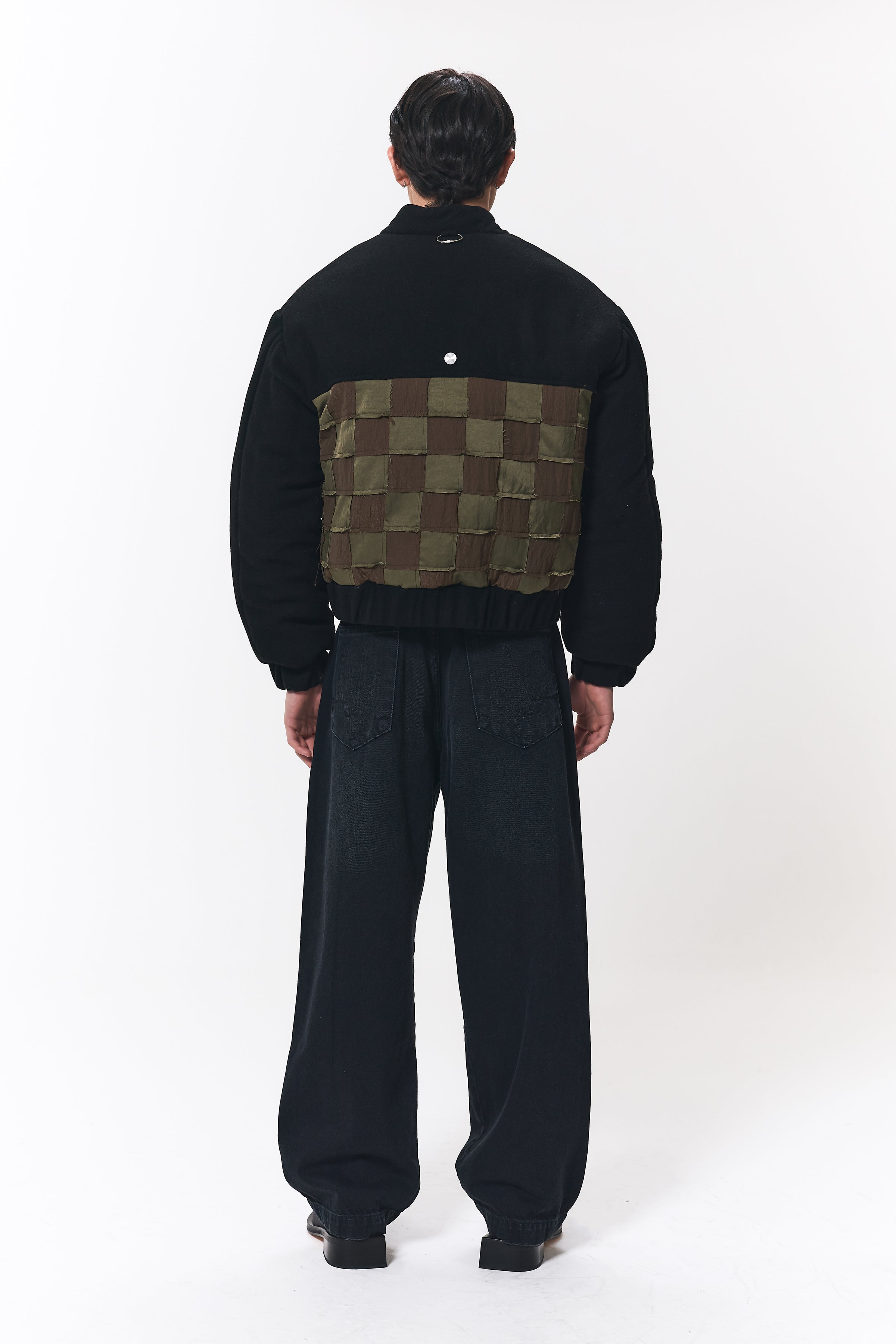 MOSAIC BOMBER JACKET GREEN