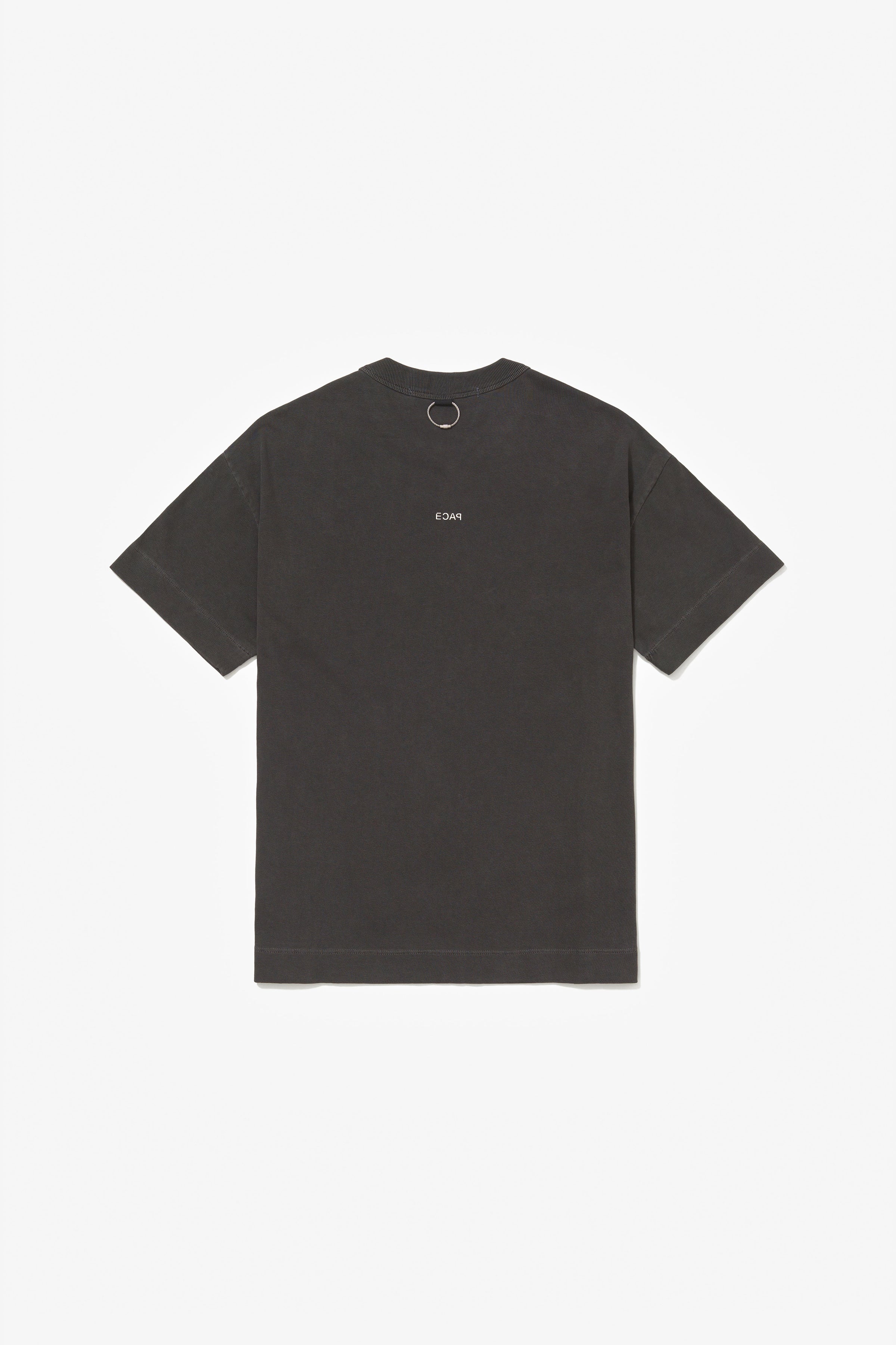 MIRROR REGULAR TEE STONE WASHED GREY