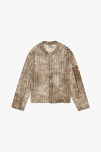 UJI CROCHET SHIRT BROWN