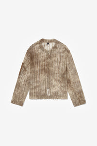 UJI CROCHET SHIRT BROWN