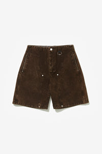 HALF CARP SHORTS WASHED BROWN