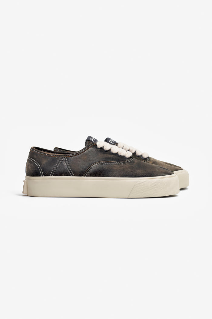 YOSHI'S TABI V2 LEATHER DUST BROWN