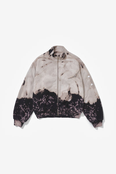 SWEAT FUNNEL JACKET ACID GREY