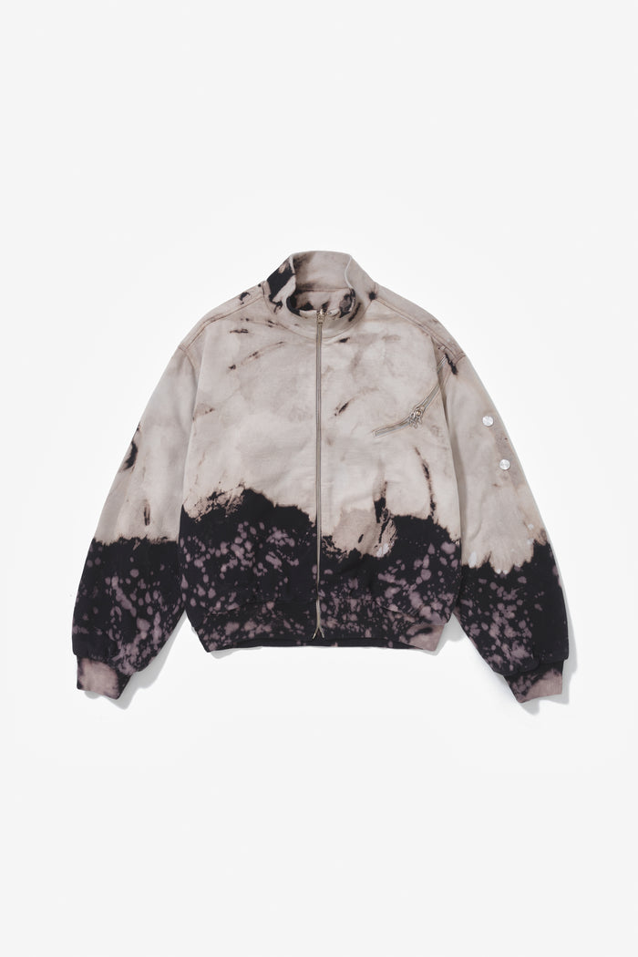 SWEAT FUNNEL JACKET ACID GREY