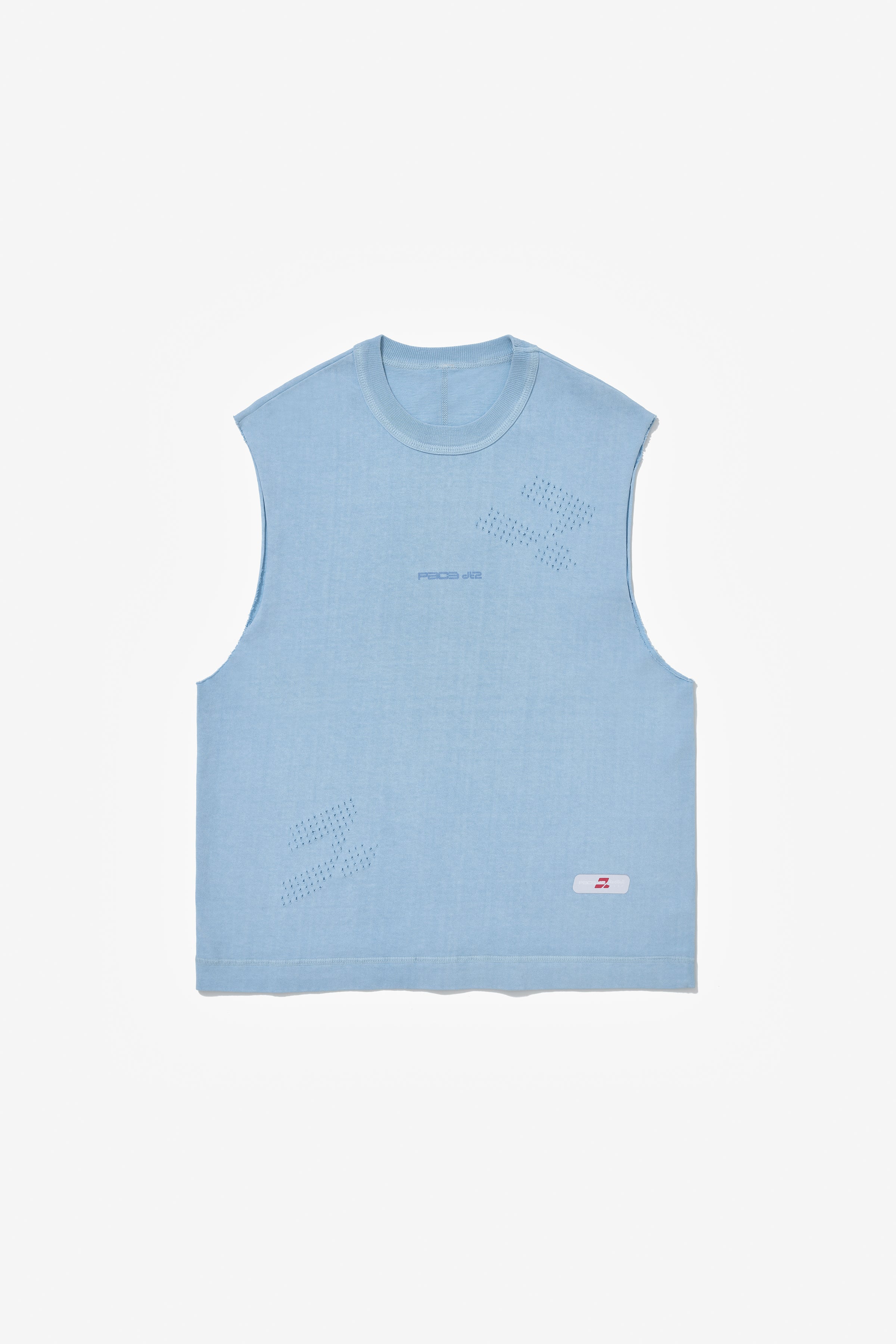 RBZ DT2 DRUMMER TANK TOP LIGHT BLUE