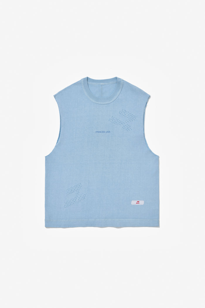 RBZ DT2 DRUMMER TANK TOP LIGHT BLUE