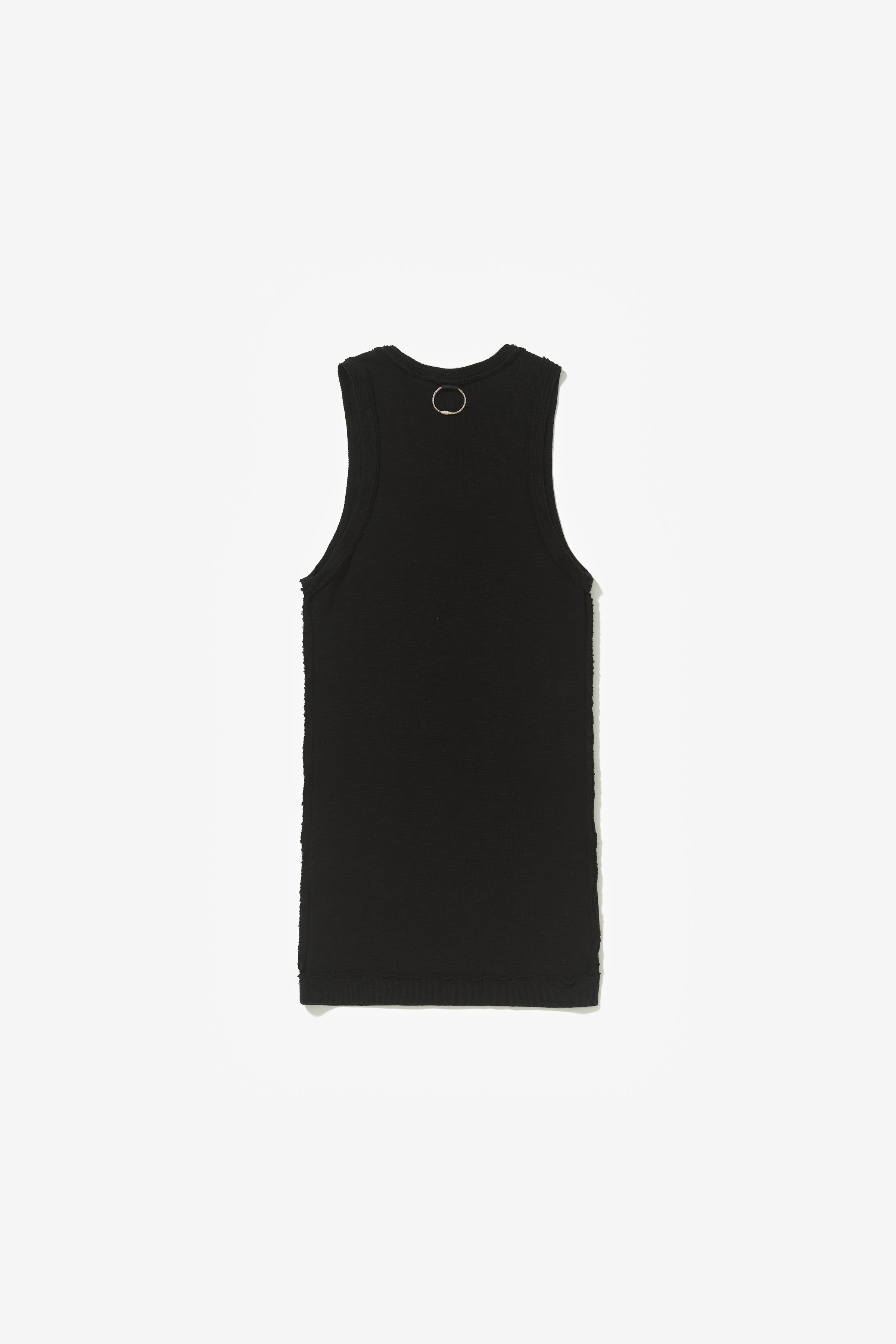 PATTERN TANK TOP BLACK