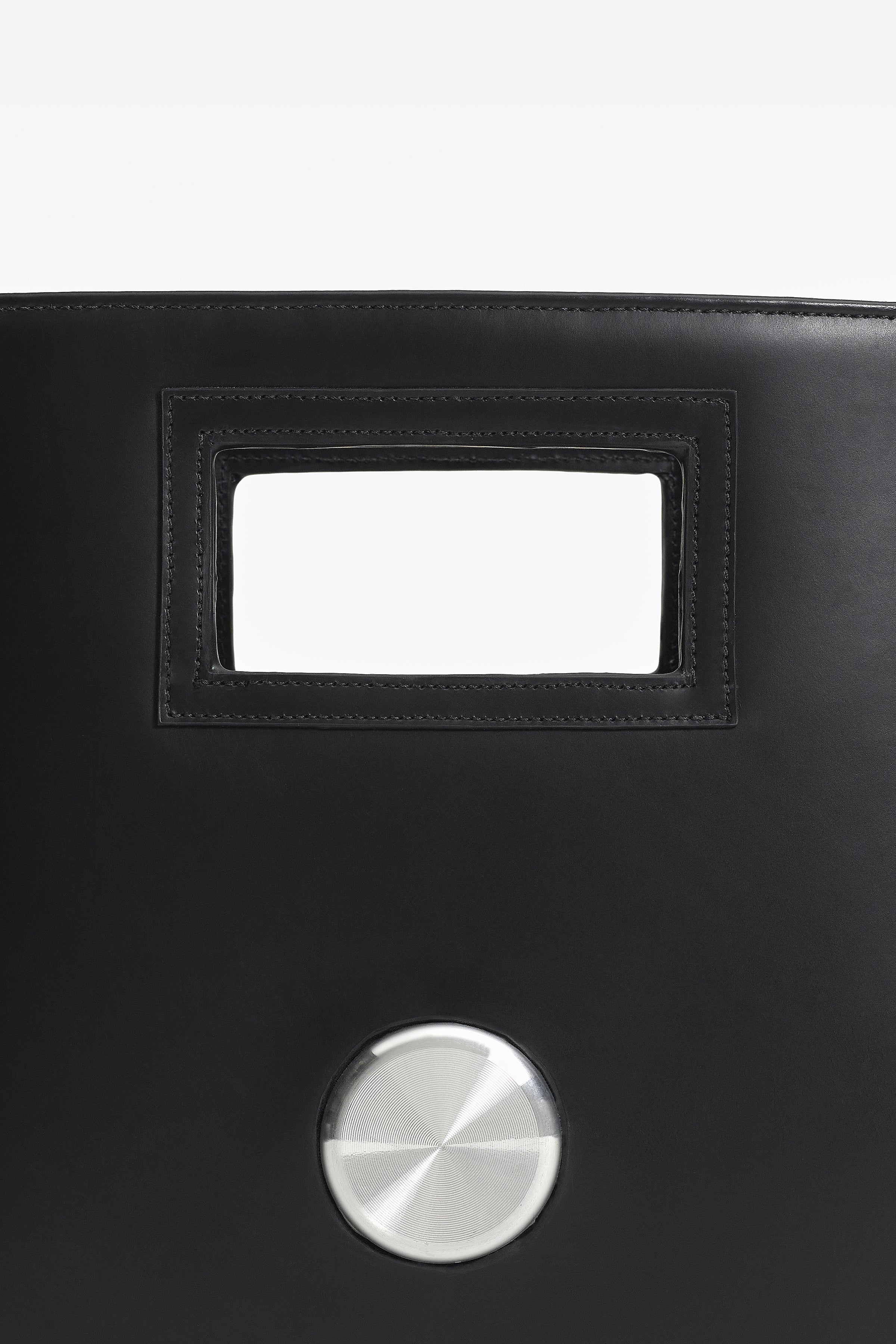 CODE PRO LEATHER FOLD BAG BLACK