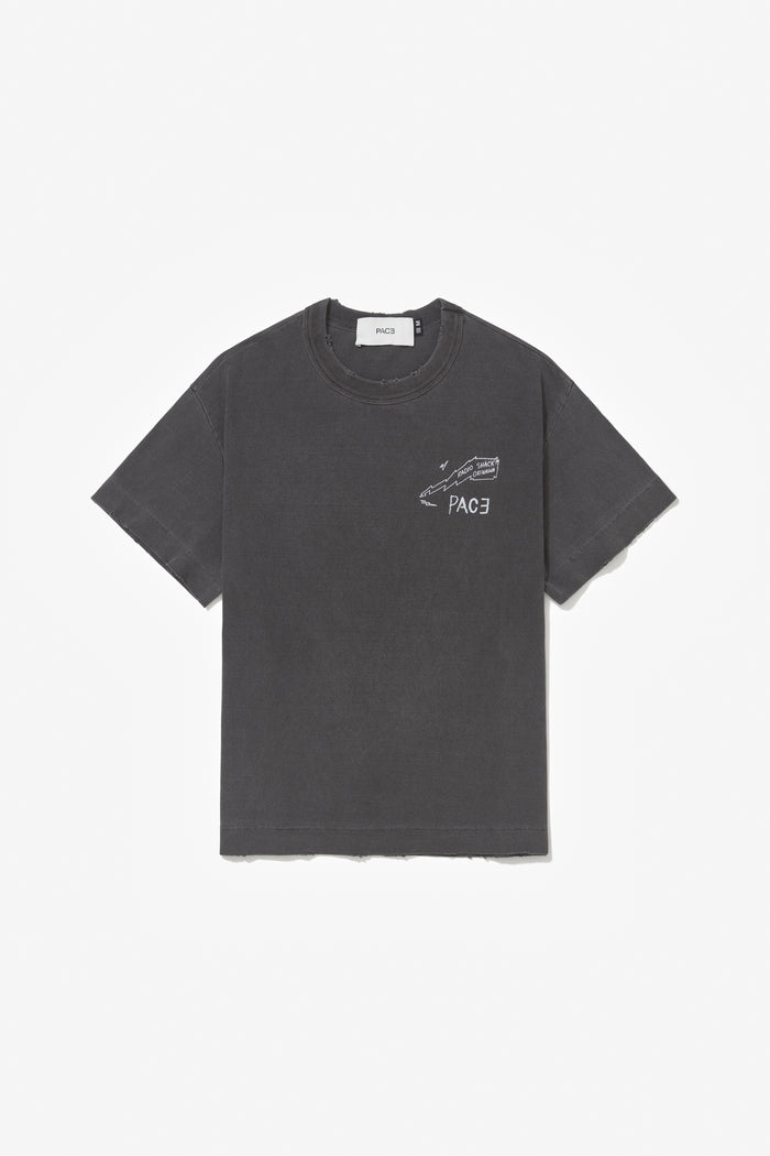 TEE OKINAWA SKETCHES SW BLACK 90's