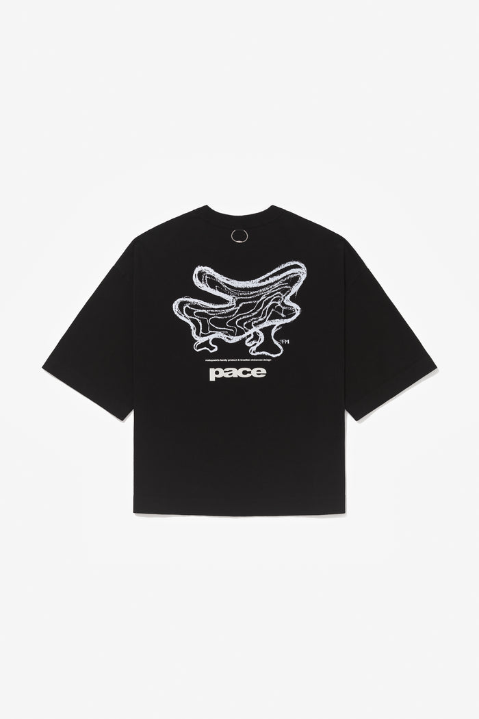 SUNAMI OVERSIZED TEE BLACK