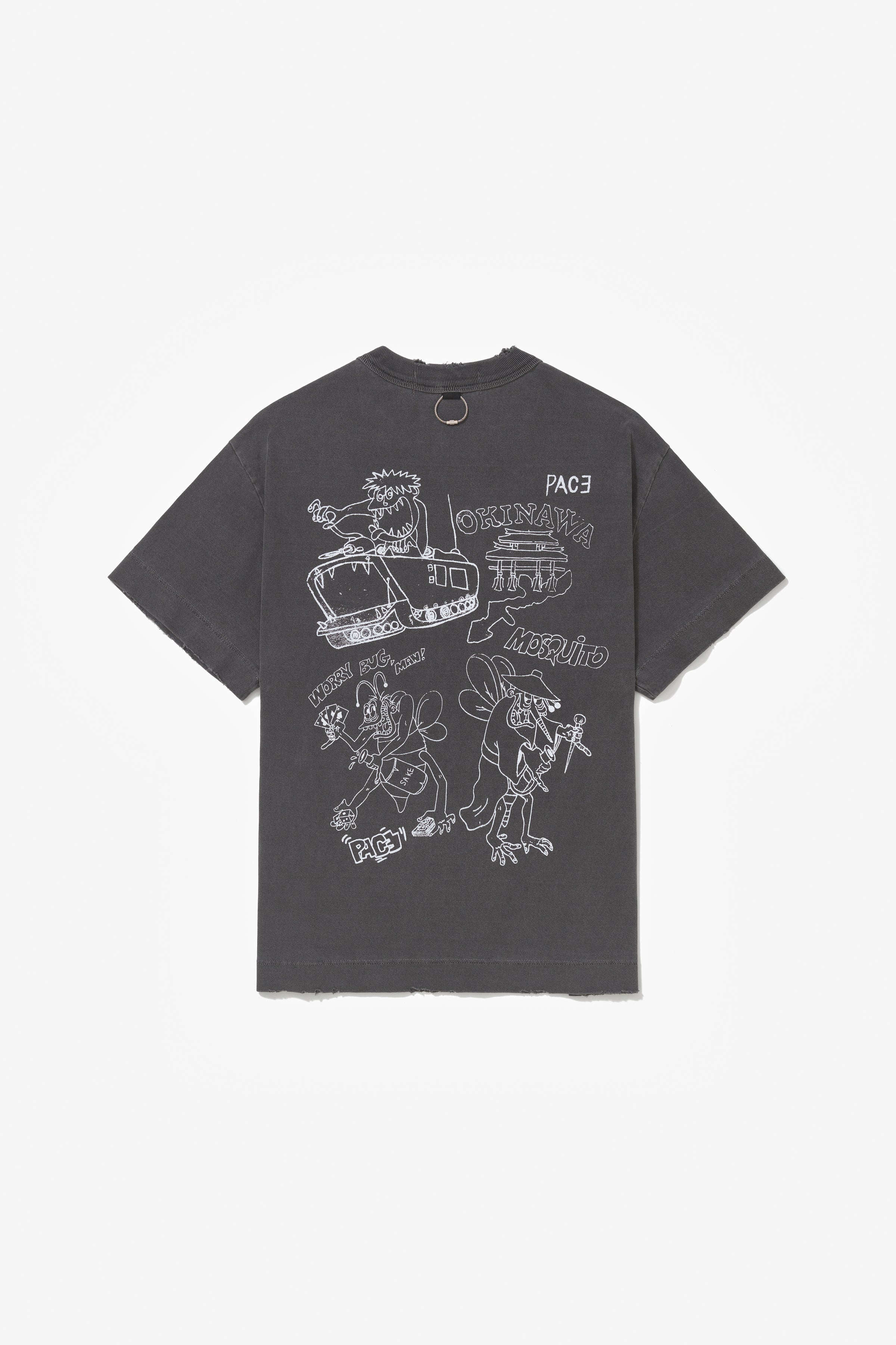 TEE OKINAWA SKETCHES SW BLACK 90's
