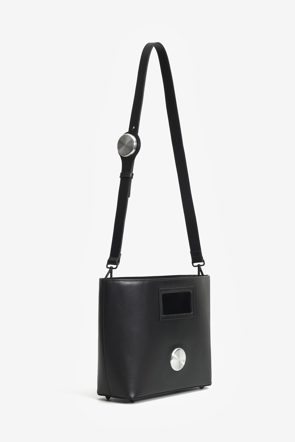 CODE PRO LEATHER FOLD BAG BLACK
