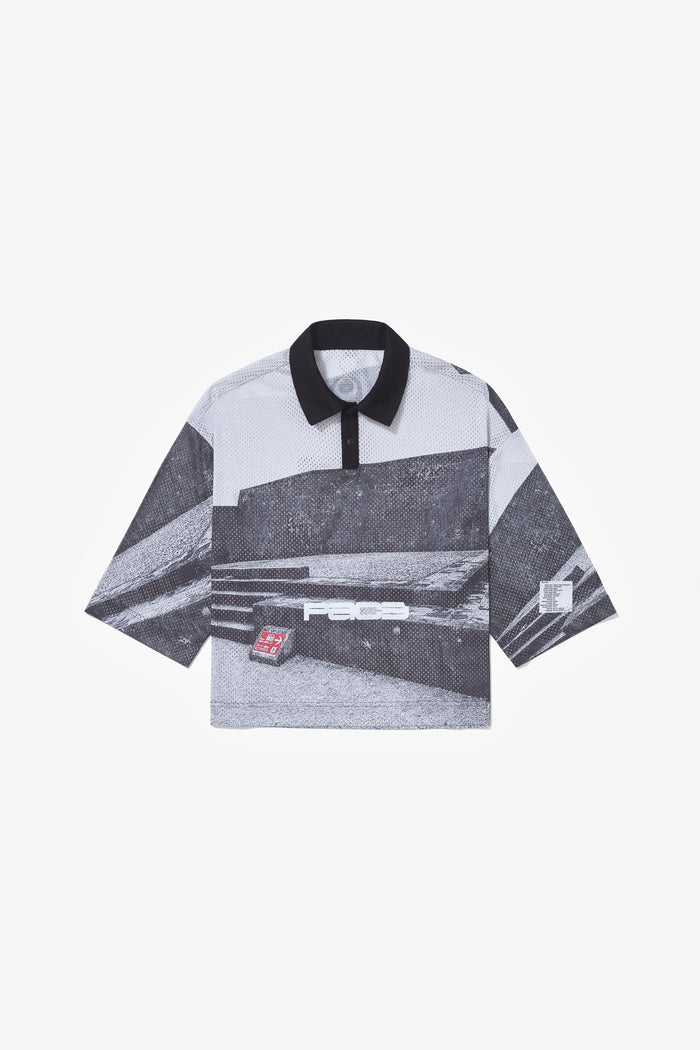 TIE MESH JERSEY SHURI