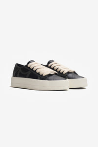 BR-01 V1.1 LEATHER LOW BLACK