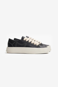 BR-01 V1.1 LEATHER LOW BLACK