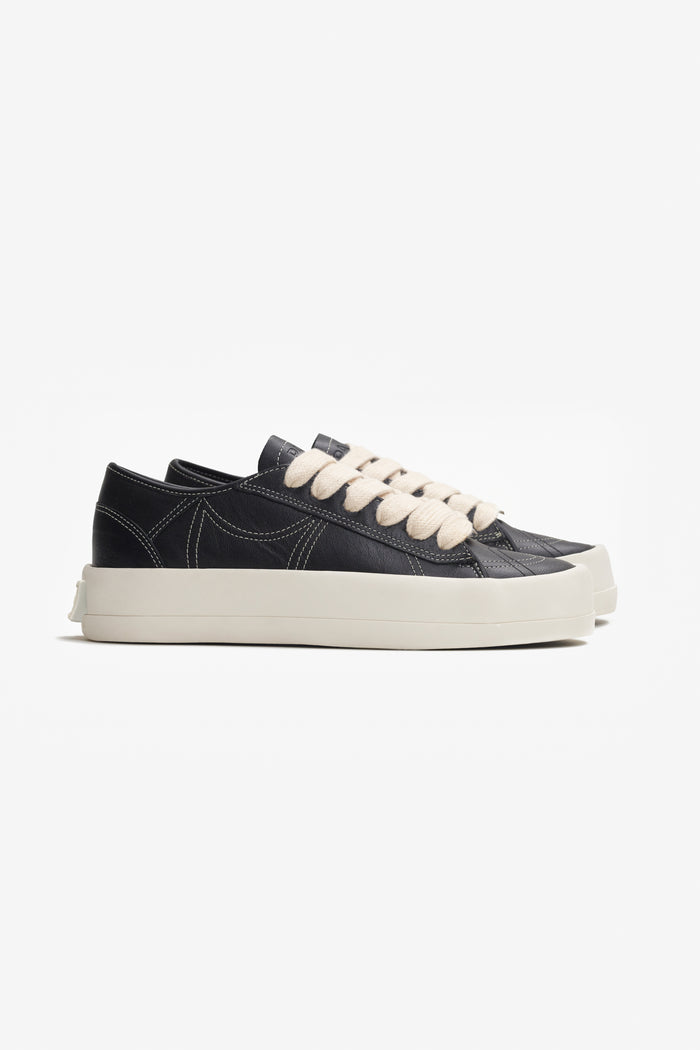 BR-01 V1.1 LEATHER LOW BLACK