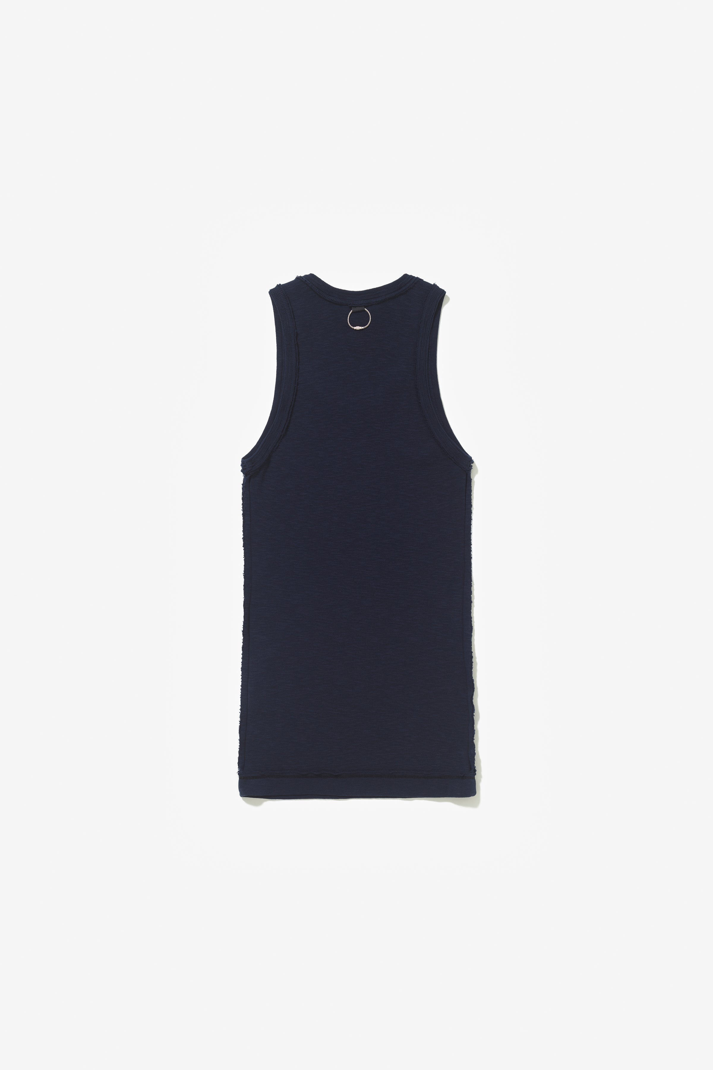 PATTERN TANK TOP STONE WASHED NAVY BLUE