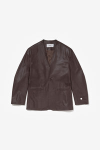 PRÉ VENDA - KIMONO LEATHER SUIT BROWN