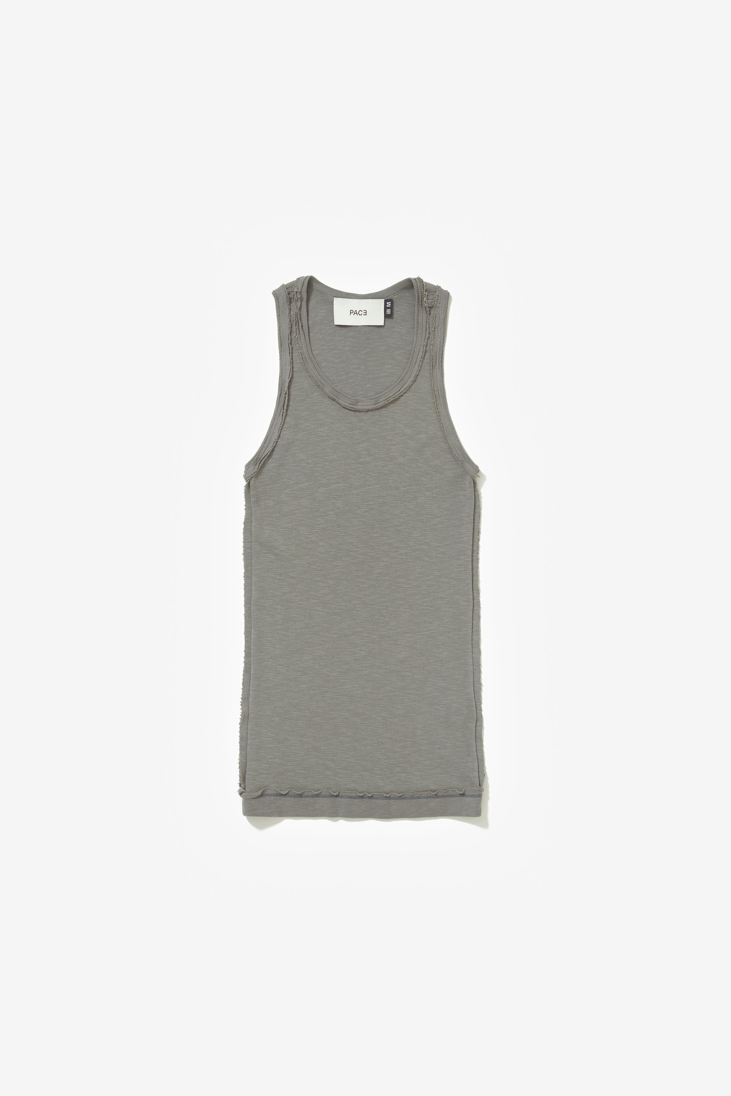 PATTERN TANK TOP LIGHT GREY