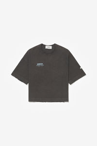 TEE YUGEN STONE WASHED BLACK OVERSIZED
