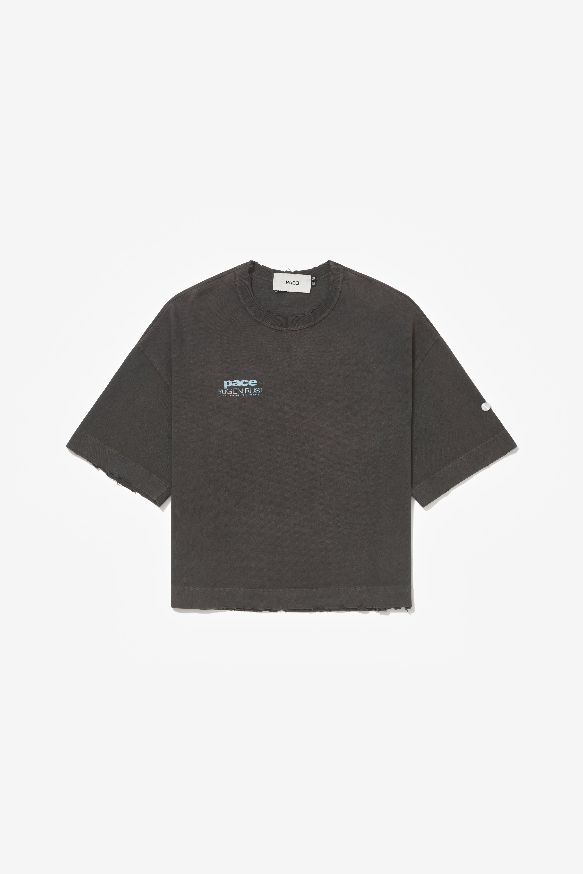 TEE YUGEN STONE WASHED BLACK OVERSIZED