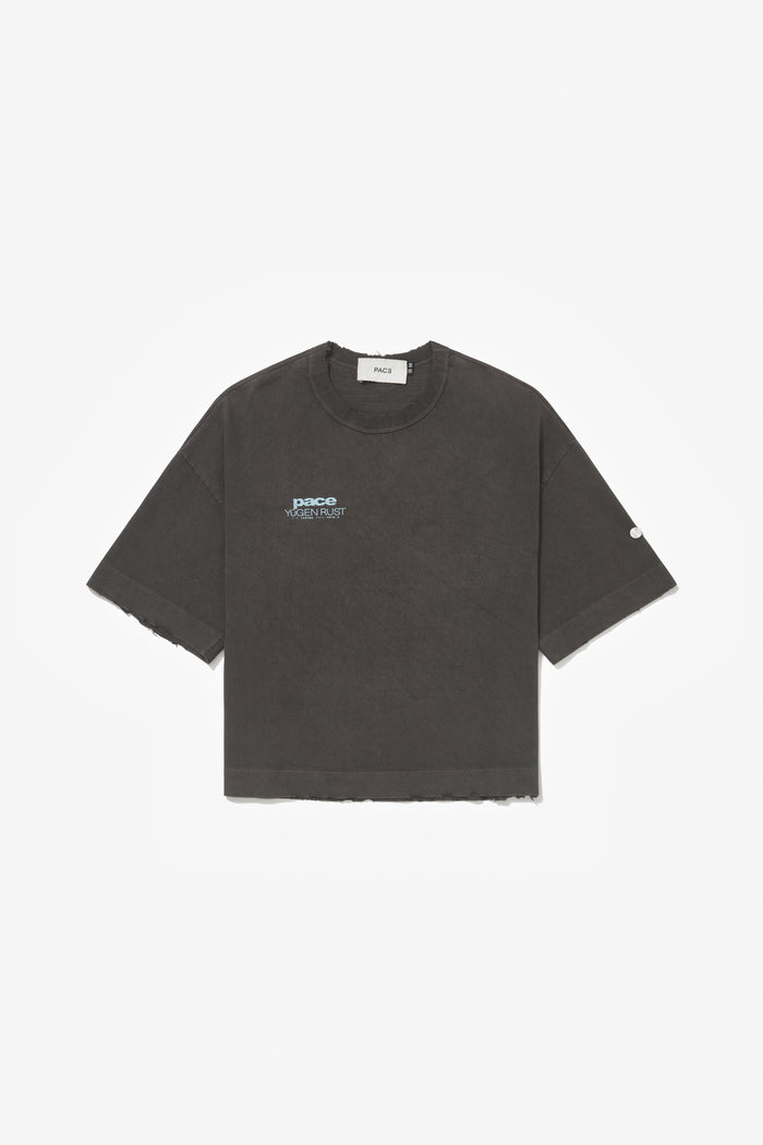 TEE YUGEN STONE WASHED BLACK OVERSIZED