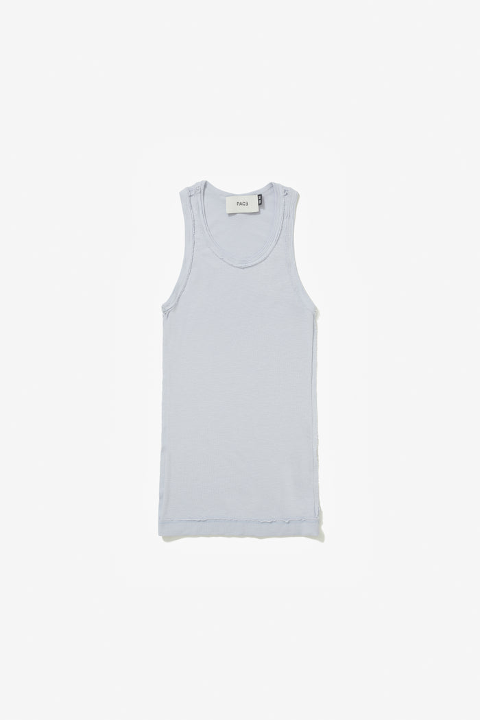 PATTERN TANK TOP BABY BLUE